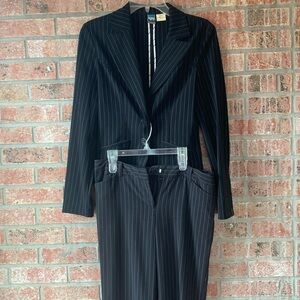 Cute pin stripped suit from Macys.